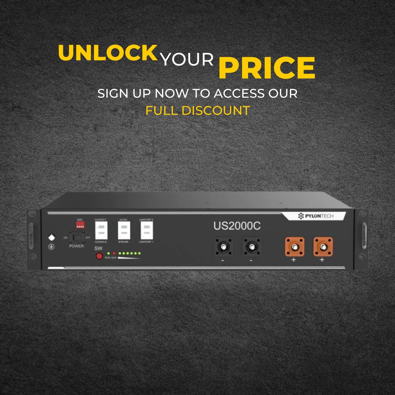 PYLON Battery US2000C 2.4kWh Li-Ion Solar Battery