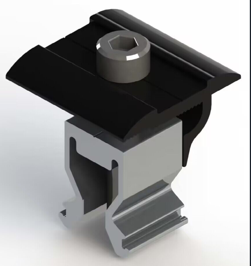 Fastensol Universal Clamp (for 30-46mm panels) - Black