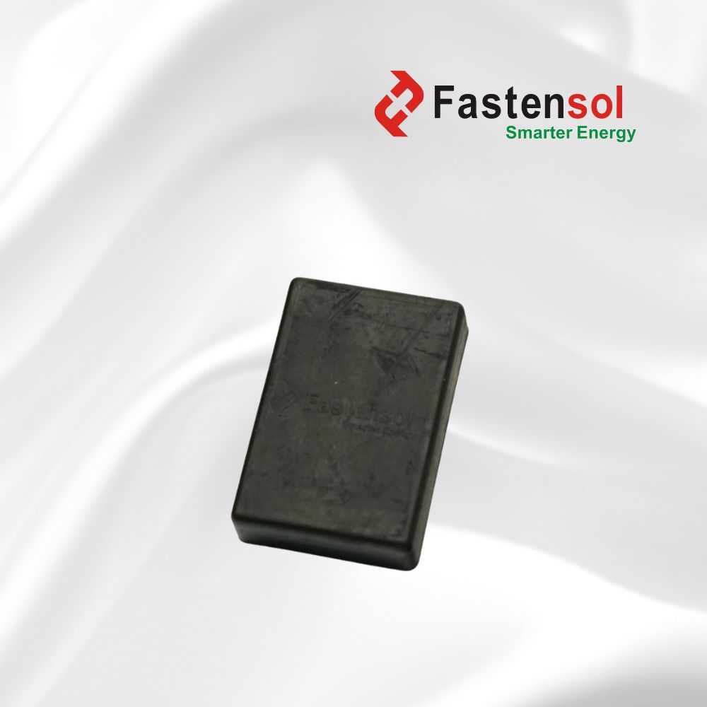 Fastensol Rubber Rail End Cap (Black)